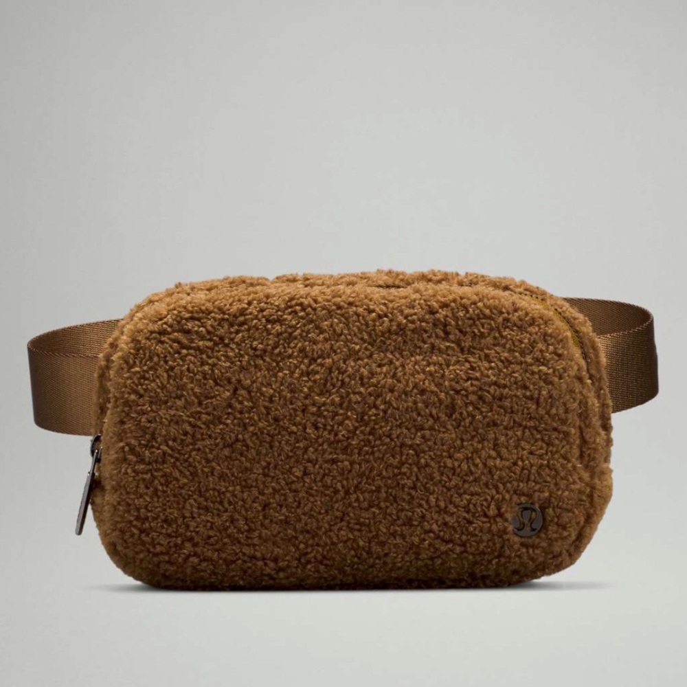 Lululemon Burnt Caramel Fleece Everywhere Belt Bag